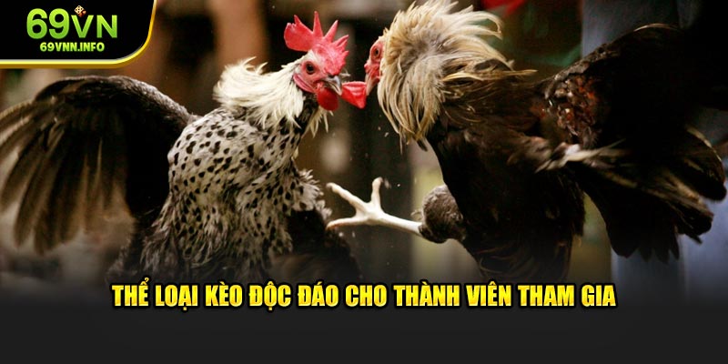 Thể loại kèo độc đáo cho thành viên tham gia